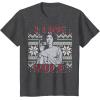 imageStar Wars I Love Yule Leia Christmas Humor TShirt TShirtDark Heather Grey