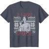 imageStar Wars I Love Yule Leia Christmas Humor TShirt TShirtHeather Blue