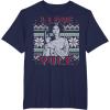 imageStar Wars I Love Yule Leia Christmas Humor TShirt TShirtNavy Blue