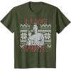imageStar Wars I Love Yule Leia Christmas Humor TShirt TShirtOlive Green
