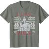 imageStar Wars I Love Yule Leia Christmas Humor TShirt TShirtOlive Heather