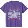 imageStar Wars I Love Yule Leia Christmas Humor TShirt TShirtPurple Heather