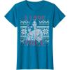 imageStar Wars I Love Yule Leia Christmas Humor TShirt TShirtSapphire Blue