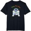 imageStar Wars R2D2 Droid Cute Christmas Holiday Merry Beep Boop TShirtBlack
