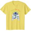 imageStar Wars R2D2 Droid Cute Christmas Holiday Merry Beep Boop TShirtLemon Yellow