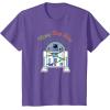 imageStar Wars R2D2 Droid Cute Christmas Holiday Merry Beep Boop TShirtPurple Heather