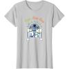 imageStar Wars R2D2 Droid Cute Christmas Holiday Merry Beep Boop TShirtSilver Grey
