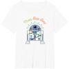 imageStar Wars R2D2 Droid Cute Christmas Holiday Merry Beep Boop TShirtWhite