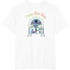 imageStar Wars R2D2 Droid Cute Christmas Holiday Merry Beep Boop TShirtWhite
