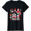 imageStar Wars R2D2 and C3PO Holiday Droids Rebel Christmas TShirtBlack