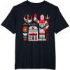 imageStar Wars R2D2 and C3PO Holiday Droids Rebel Christmas TShirtBlack