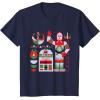 imageStar Wars R2D2 and C3PO Holiday Droids Rebel Christmas TShirtNavy Blue