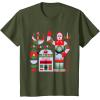 imageStar Wars R2D2 and C3PO Holiday Droids Rebel Christmas TShirtOlive Green