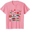 imageStar Wars R2D2 and C3PO Holiday Droids Rebel Christmas TShirtPink