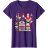 imageStar Wars R2D2 and C3PO Holiday Droids Rebel Christmas TShirtPurple