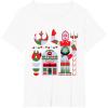 imageStar Wars R2D2 and C3PO Holiday Droids Rebel Christmas TShirtWhite