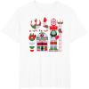 imageStar Wars R2D2 and C3PO Holiday Droids Rebel Christmas TShirtWhite