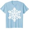 imageStar Wars Stormtrooper Christmas Snowflake Graphic TShirt TShirtBaby Blue