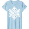 imageStar Wars Stormtrooper Christmas Snowflake Graphic TShirt TShirtBaby Blue