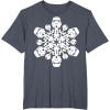 imageStar Wars Stormtrooper Christmas Snowflake Graphic TShirt TShirtHeather Blue