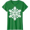 imageStar Wars Stormtrooper Christmas Snowflake Graphic TShirt TShirtKelly Green