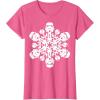 imageStar Wars Stormtrooper Christmas Snowflake Graphic TShirt TShirtPink Heather