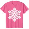 imageStar Wars Stormtrooper Christmas Snowflake Graphic TShirt TShirtPink Heather