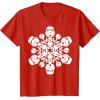 imageStar Wars Stormtrooper Christmas Snowflake Graphic TShirt TShirtRed