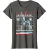 imageStar Wars Vader Luke Duel Christmas Sweater Graphic TShirt TShirtAsphalt Grey
