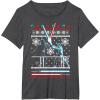 imageStar Wars Vader Luke Duel Christmas Sweater Graphic TShirt TShirtDark Heather Grey