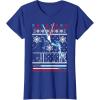 imageStar Wars Vader Luke Duel Christmas Sweater Graphic TShirt TShirtRoyal Blue