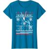 imageStar Wars Vader Luke Duel Christmas Sweater Graphic TShirt TShirtSapphire Blue