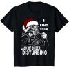 imageStar Wars Vader Santa Lack Holiday Cheer Christmas TShirt TShirtBlack