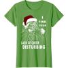 imageStar Wars Vader Santa Lack Holiday Cheer Christmas TShirt TShirtGrass Green