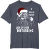imageStar Wars Vader Santa Lack Holiday Cheer Christmas TShirt TShirtHeather Blue