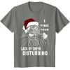 imageStar Wars Vader Santa Lack Holiday Cheer Christmas TShirt TShirtOlive Heather
