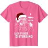 imageStar Wars Vader Santa Lack Holiday Cheer Christmas TShirt TShirtPink Heather