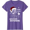 imageStar Wars Vader Santa Lack Holiday Cheer Christmas TShirt TShirtPurple Heather