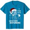 imageStar Wars Vader Santa Lack Holiday Cheer Christmas TShirt TShirtSapphire Blue