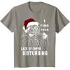 imageStar Wars Vader Santa Lack Holiday Cheer Christmas TShirt TShirtSlate Grey