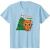 imageStar Wars Wicket Ewok Christmas Holiday Yuletide Yub Nub TShirtBaby Blue