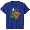 imageStar Wars Wicket Ewok Christmas Holiday Yuletide Yub Nub TShirtRoyal Blue