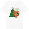 imageStar Wars Wicket Ewok Christmas Holiday Yuletide Yub Nub TShirtWhite