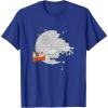 imageStar Wars Christmas Death Star Sleigh Ride TShirtRoyal Blue
