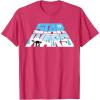 imageStar Wars Christmas Holiday Logo Hoth ATAT Reindeer Funny TShirtRed Heather
