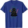 imageStar Wars Darth Vader Cute Christmas Holiday Merry Sithmas TShirtRoyal Blue