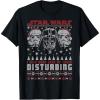 imageStar Wars Darth Vader Lack Of Cheer Ugly Christmas TShirt TShirtBlack