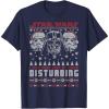 imageStar Wars Darth Vader Lack Of Cheer Ugly Christmas TShirt TShirtNavy Blue