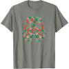 imageStar Wars Holiday Christmas Death Star Stormtrooper Helmet TShirtOlive Heather