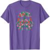 imageStar Wars Holiday Christmas Death Star Stormtrooper Helmet TShirtPurple Heather